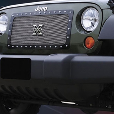 T-Rex Grilles X-Metal Studded Grille (Polished Aluminum) - 6714830